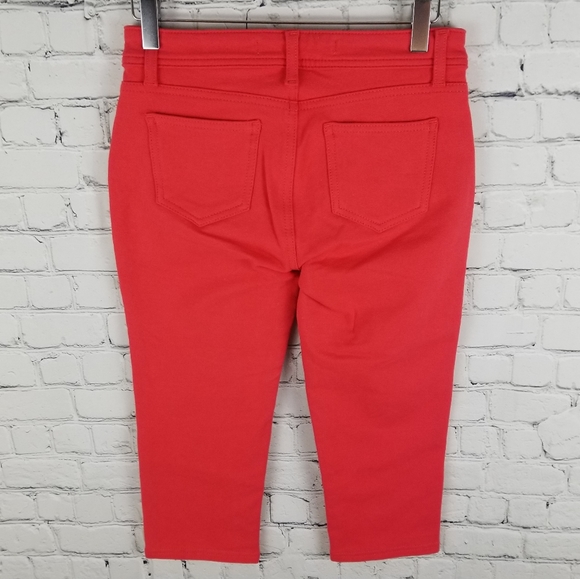🇨🇦 JW MAXX | coral cropped stretch legging pants - Picture 3 of 5